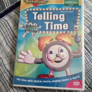 Telling Time DVD - Colorful Educational Tool